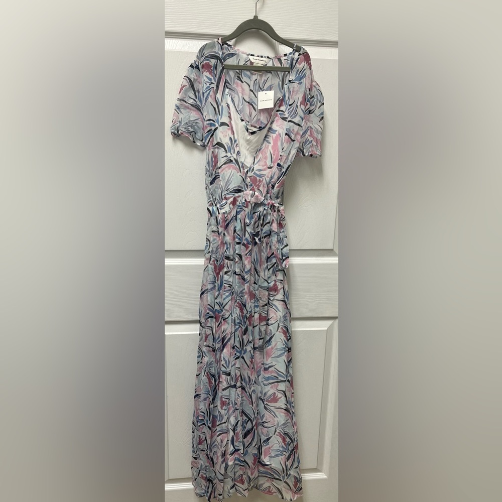 Club Monaco maxi wrap dress